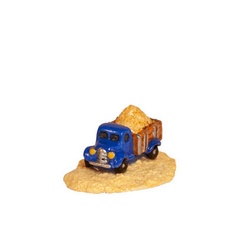 Tiny Beach Toy Truck blue