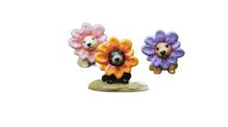 Sweet puppies dressed as flowers for Halloween