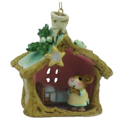 A Little Christmas House tree ornament