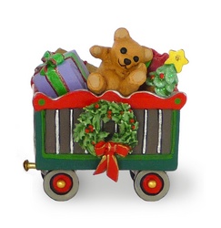 Box car full of Christmas toys