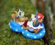 Babies enjoying their floaties decked out in all their Fourth of July best!  Front/side