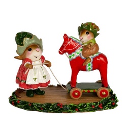 Wee Forest Folk FROSTY FRIENDS WFF# TM-9 Christmas 2018 Snowman & Mouse 